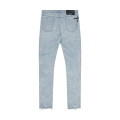 RTA Denis Mini Flare Distressed Porcelain Jeans Gravity NYC