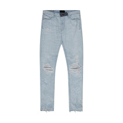 RTA Denis Mini Flare Distressed Porcelain Jeans Gravity NYC