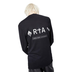 RTA Lawrence Black Update Logo Long Sleeve T-Shirt Gravity NYC