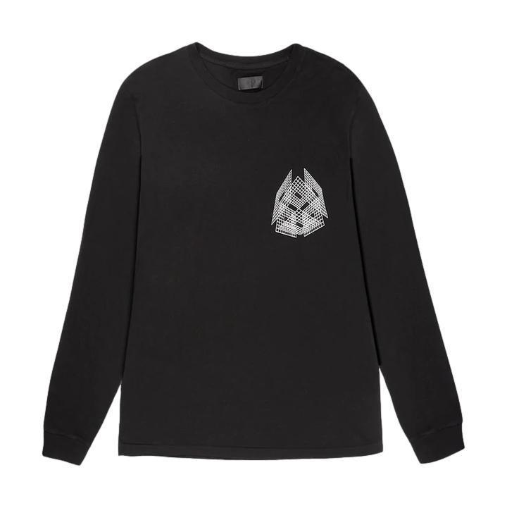 RTA Lawrence Black Update Logo Long Sleeve T-Shirt Gravity NYC