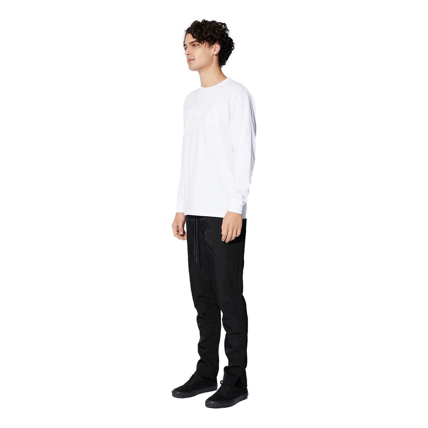 RTA Lawrence White Long Sleeve T-Shirt Gravity NYC