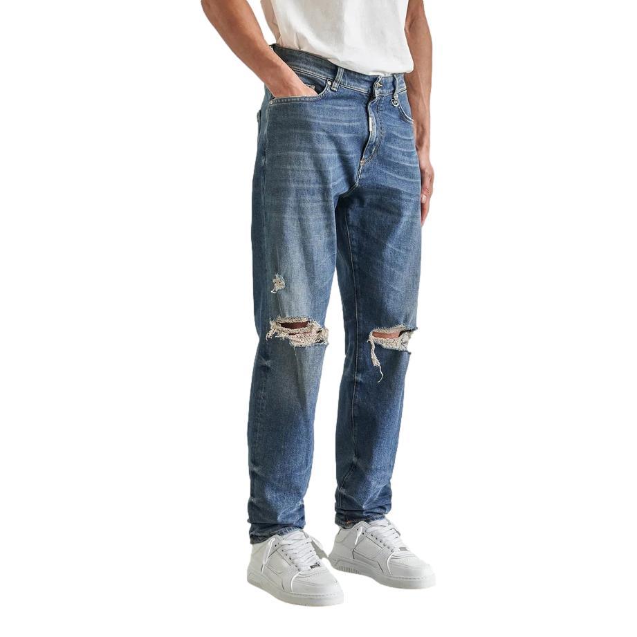 REPRESENT BAGGY DESTROYER VINTAGE BLUE JEANS - Gravity NYC
