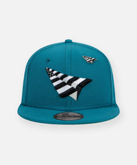 PAPER PLANES CROWN 9FITY SNAPBACK SHARK TEAL - Gravity NYC