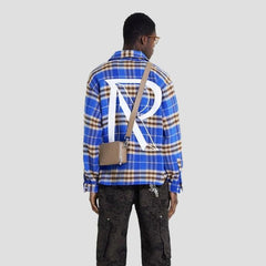 REPRESENT HEAVYWEIGHT INITIAL FLANNEL SHIRT - Gravity NYC
